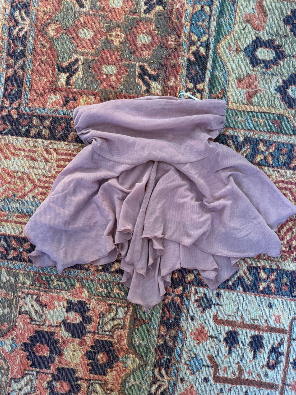 Princess Polly Dusty Lavender Ruffle Circle Skirt